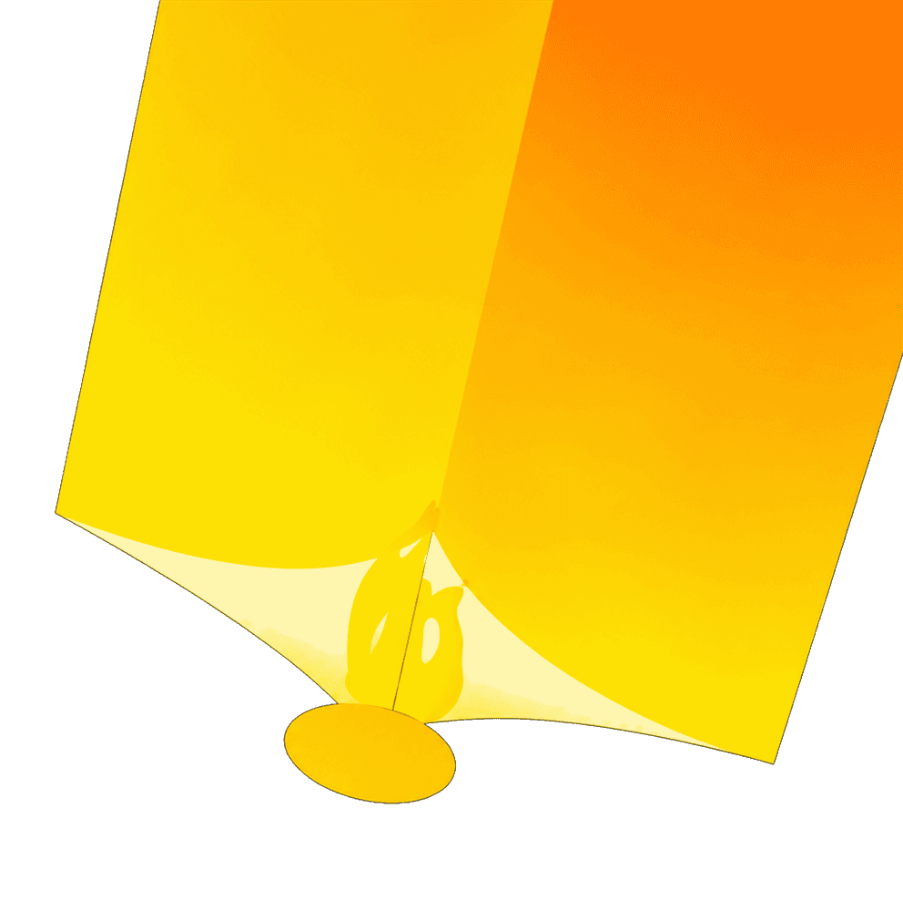 Glowing Gold Sculpture